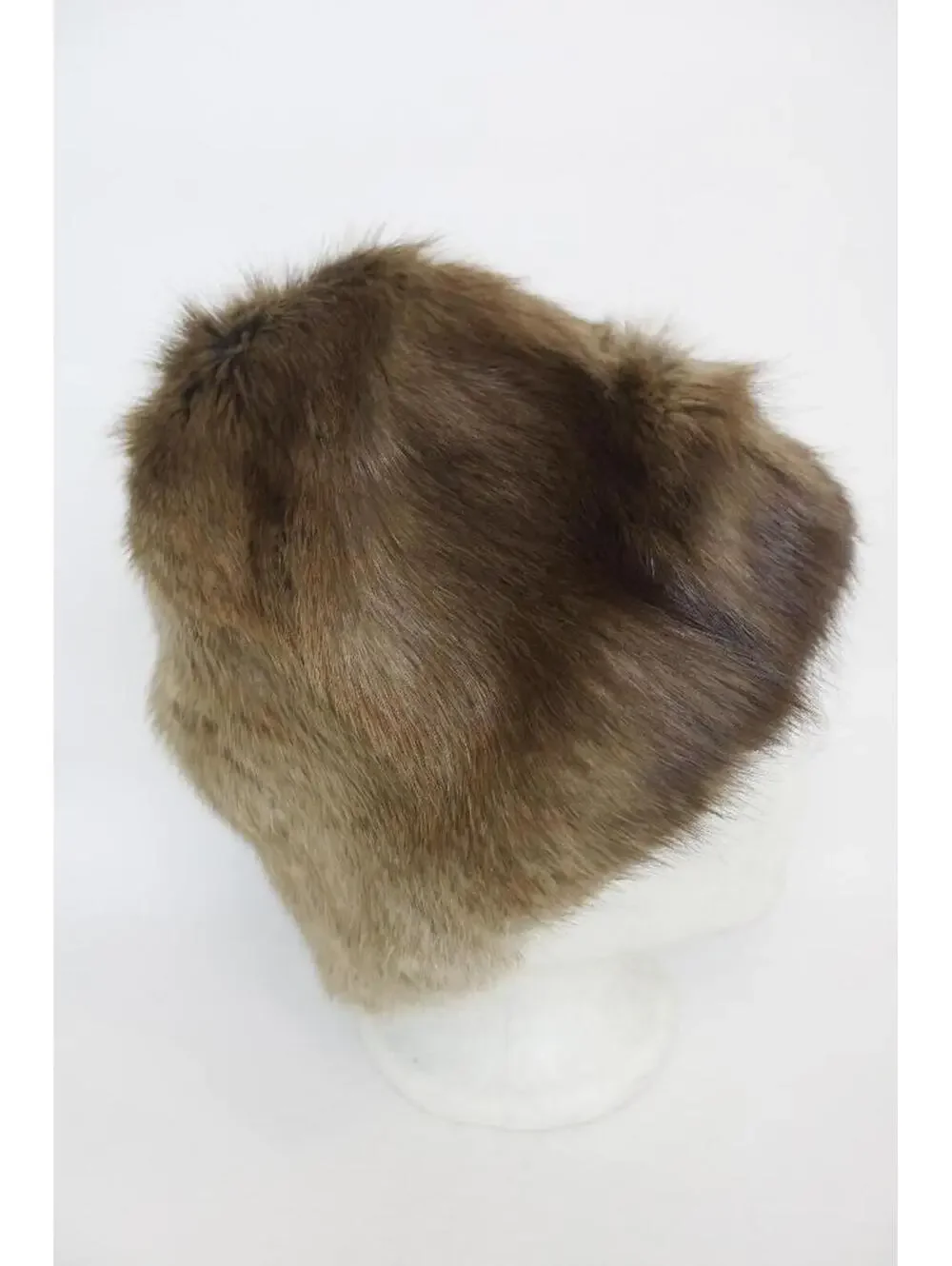 Excellent Natural Canadian Muskrat Fur Hat Cap Women Woman Size All - Picture 2 of 5